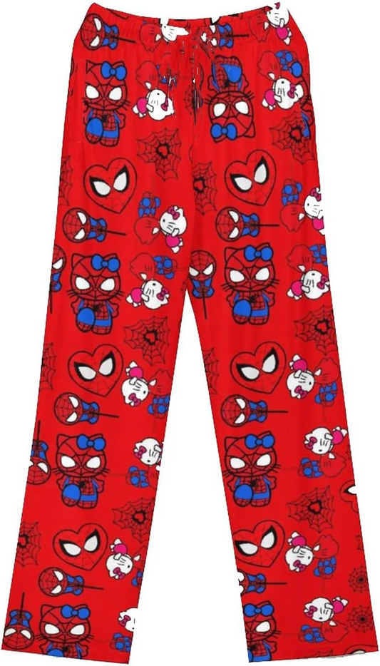 Hello Kitty X Spiderman Pajama Pants